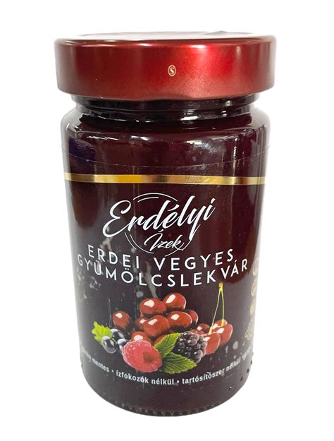 Erdei vegyes gyümölcslekvár