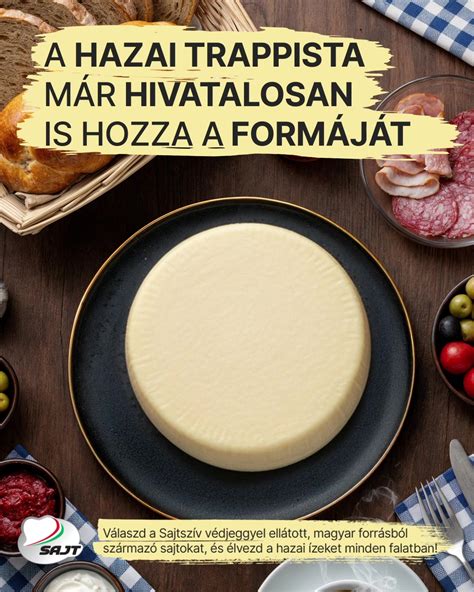 A Trappista sajt a pultban - korong és szeletelt formában