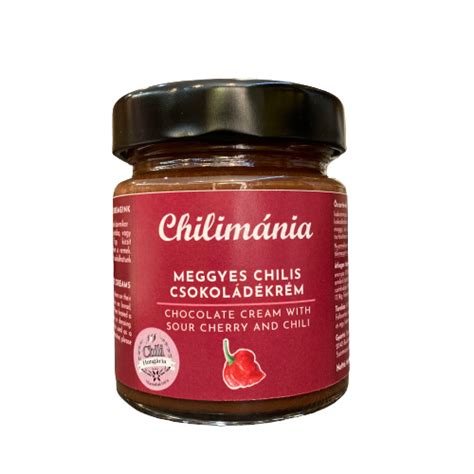 meggyes chilis csokoládékrém kenyéren