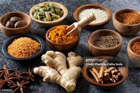 Variety of African spices
