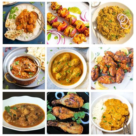 Different chicken dishes from Africa