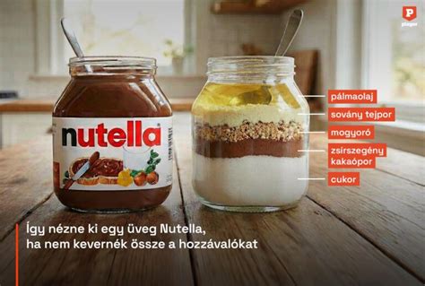 Nutella üveg és banánok
