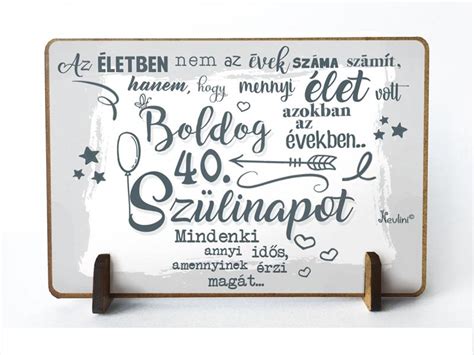 Torta 40. születésnapra