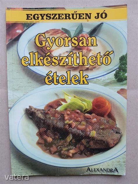 Nyitott szakácskönyv színes receptekkel és képekkel