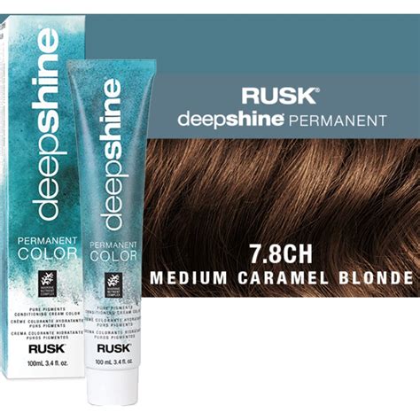 Különböző hajszínminták a Rusk Deepshine Pure Pigments palettájáról