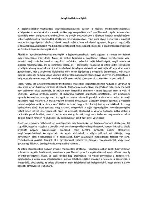 stratégiák a játszmákból való kilépéshez