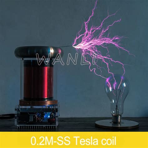 Tesla-tekercs felépítésének részletes ábrája