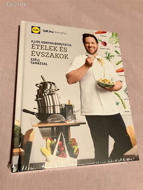 Lidl szakácskönyv borítója és belső oldalak