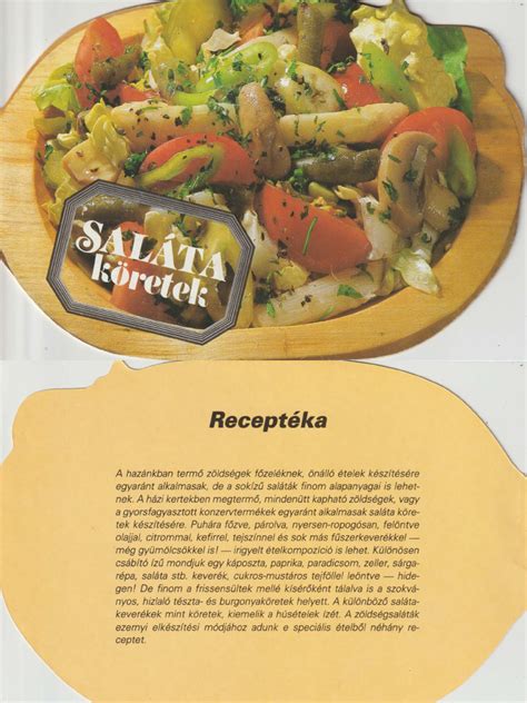 Saláta köretek