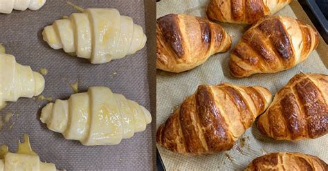 Croissant tészta rétegezés ábra