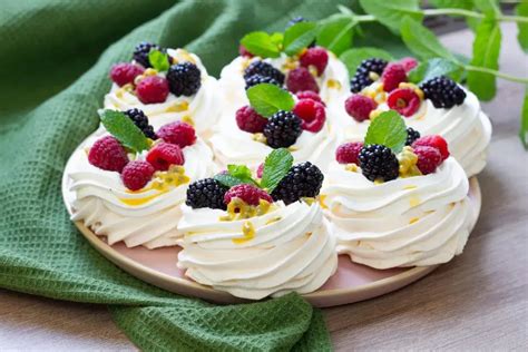 Pavlova hozzávalók
