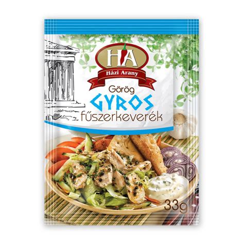 Gyros fűszerkeverék összetevői
