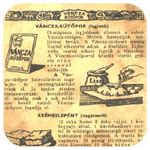 Régi Váncza sütőpor reklámplakát