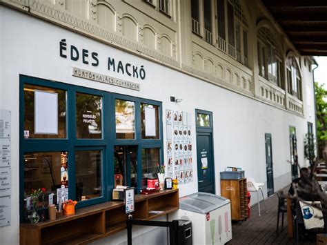 Édes Mackó cukrászda homlokzata