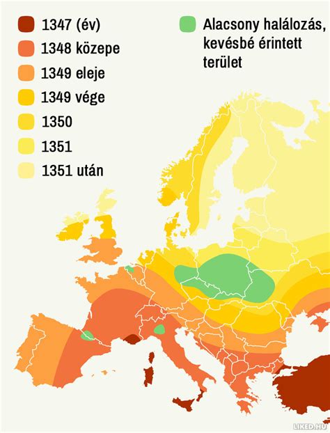 Térkép: A mézeskalács terjedése Európában