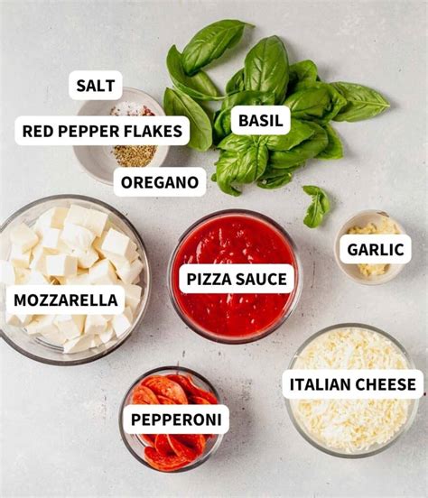 gluten free pizza ingredients