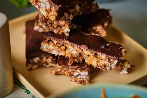 csokis puffasztott rizs falatok