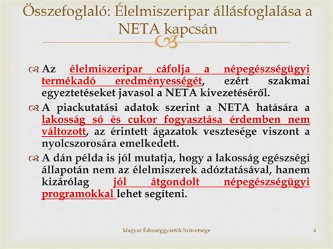 A NETA hatása a termékfejlesztésre