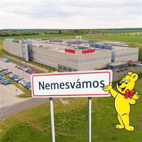 Haribo gyár látképe