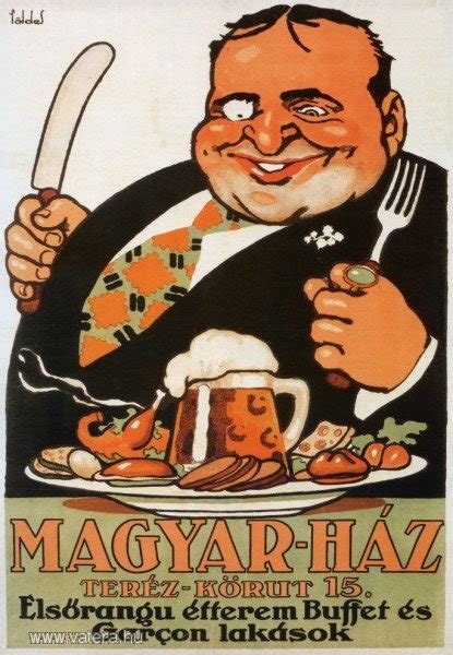 Régi étterem plakát