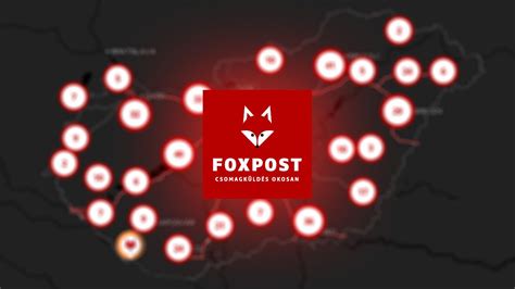 Térkép Foxpost és PostaPont átvételi pontokkal Magyarországon