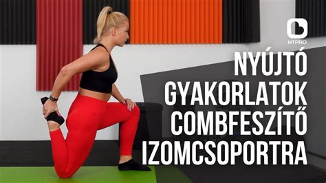 A belső comb nyújtásának szemléltetése fal mellett
