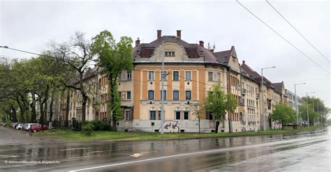 Wesselényi utca látképe esti fényekben