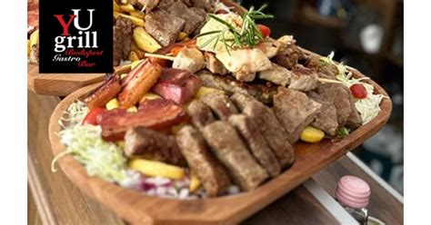 Szerb borjúhúsból készült grilltál