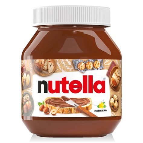 Nutella üveg és mogyorókrém látványos elrendezésben