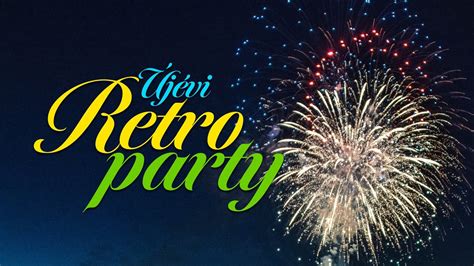 Retro szilveszteri party asztal