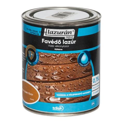 Lazurán Aqua 3in1 termékcsalád és fafelületek