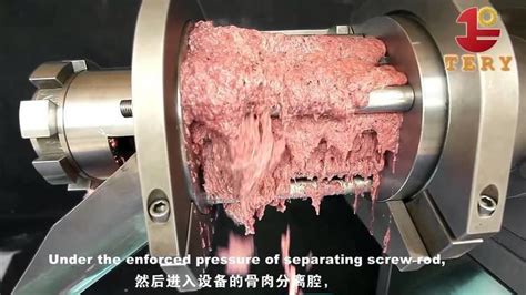 MSM (Mechanically Separated Meat) előállítása