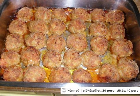 aranyló fasírtgolyók