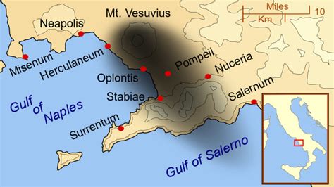A Vezúv kitörése és Herculaneum