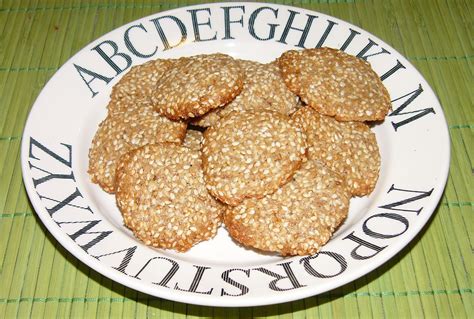 szezámmagos keksz recept