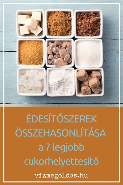 Különböző édesítőszerek összehasonlítása