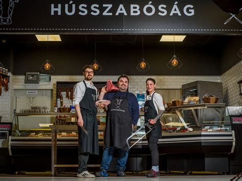 Hagyományos hentesbolt látképe