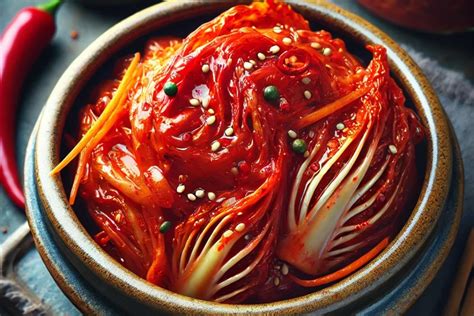 Kimchi tálalva