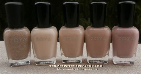 különböző árnyalatú nude körömlakkok