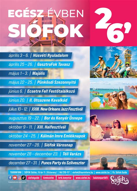 Siófoki Bor és Kenyér Fesztivál Plakátja