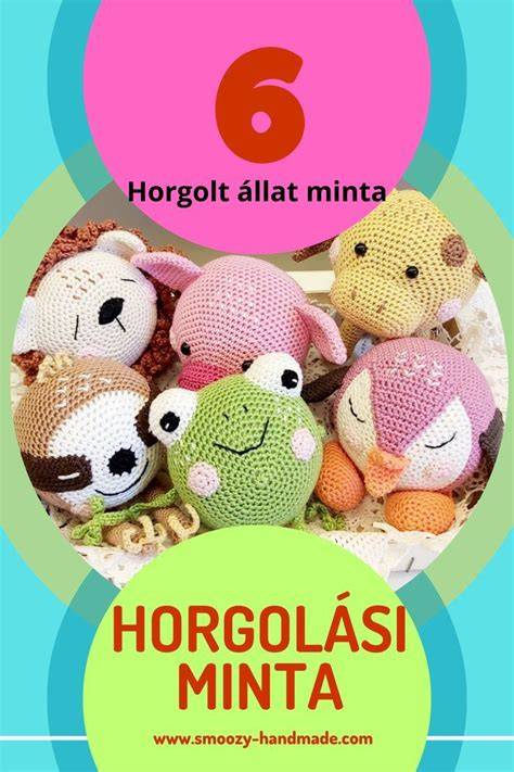 horgolási rövidítéseket bemutató infografika
