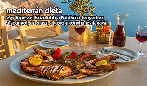 Mediterrán étel tájképen