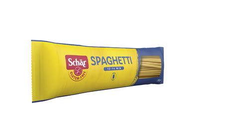 Schär gluténmentes spagetti termékcsomagolás