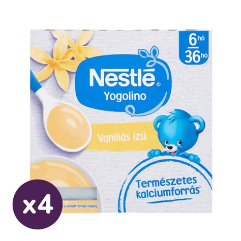Nestlé vaníliás babapuding csomagolása