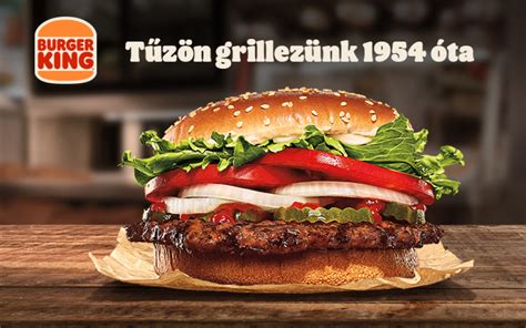 Burger King kínálatának egy része