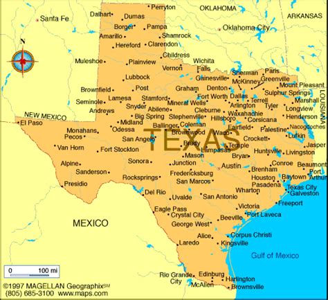 Texas térkép