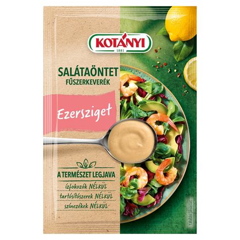 Kézzel készített Ezersziget öntet a hozzávalókkal