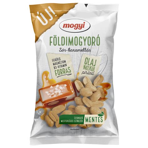 Sós karamellás földimogyoró csomagolása