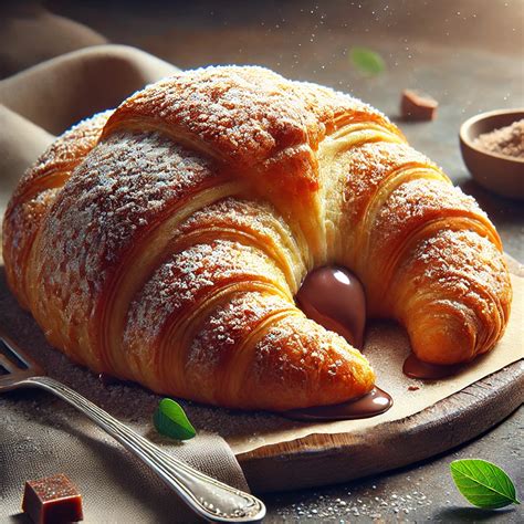 A croissant és a vajtartalom