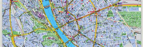 Budapest térkép Tano Gyros ikonokkal